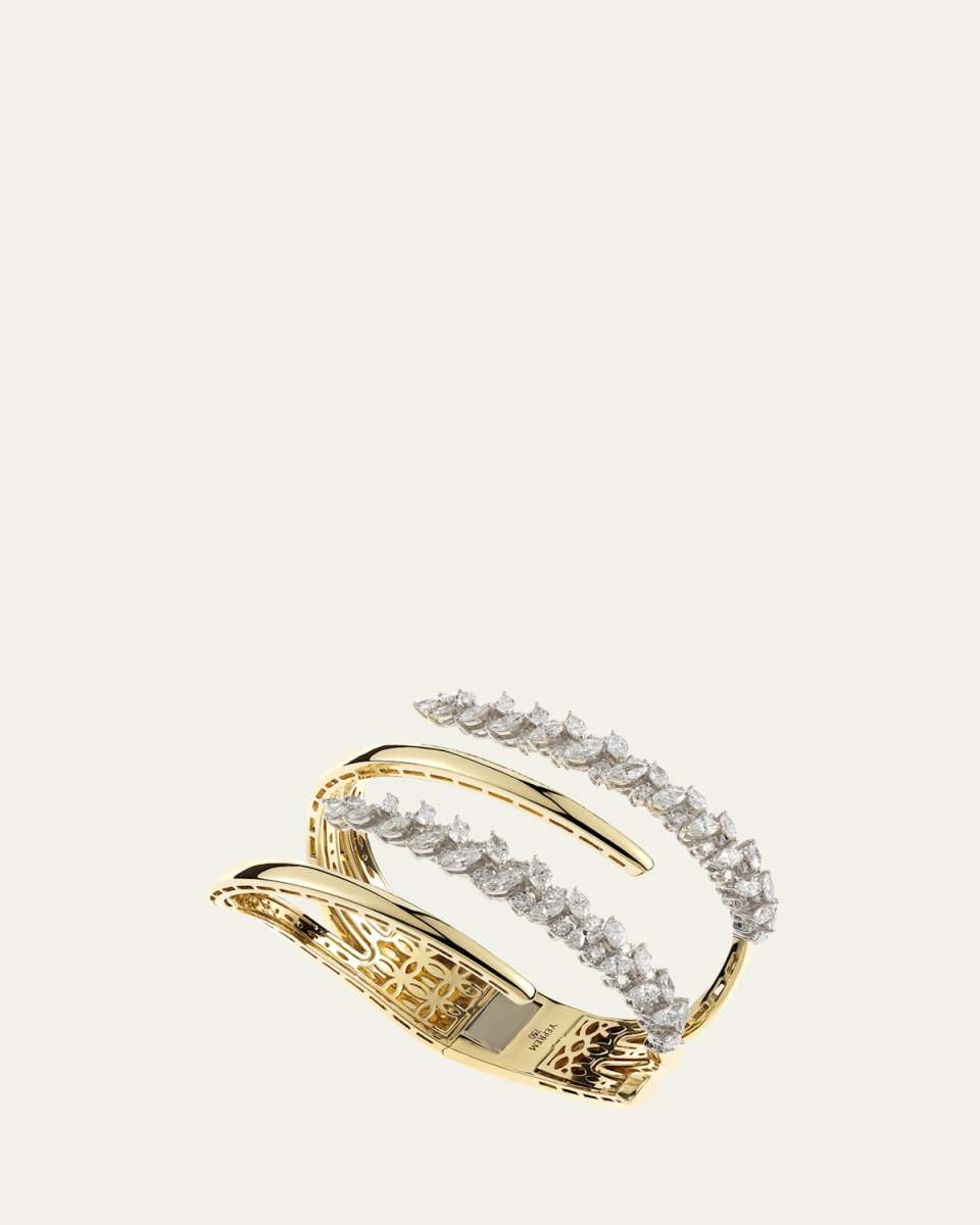 18K Yellow Gold Bracelet with Diamonds
